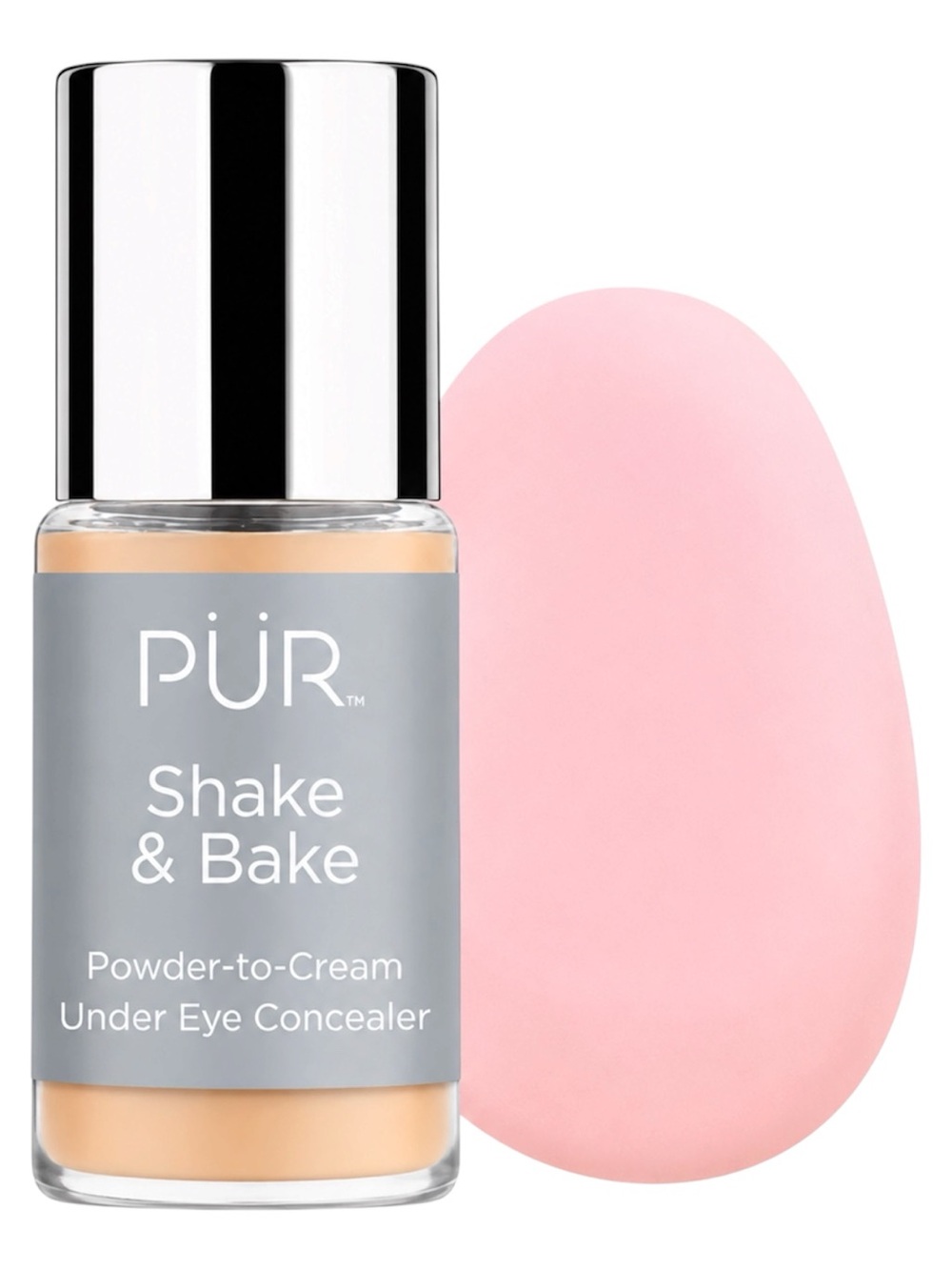 PÜR SHAKE & BAKE POWDER-TO-CREAM UNDER EYE CONCEALER IN MEDIUM - NEW, NO BOX